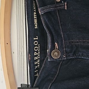 Liverpool Jeans Company Navy Straight Leg Jeans